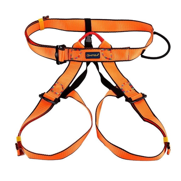 QSTDGVPW Safety Harness Bust Rappelling Rock Climbing Abseil Gear Equipment