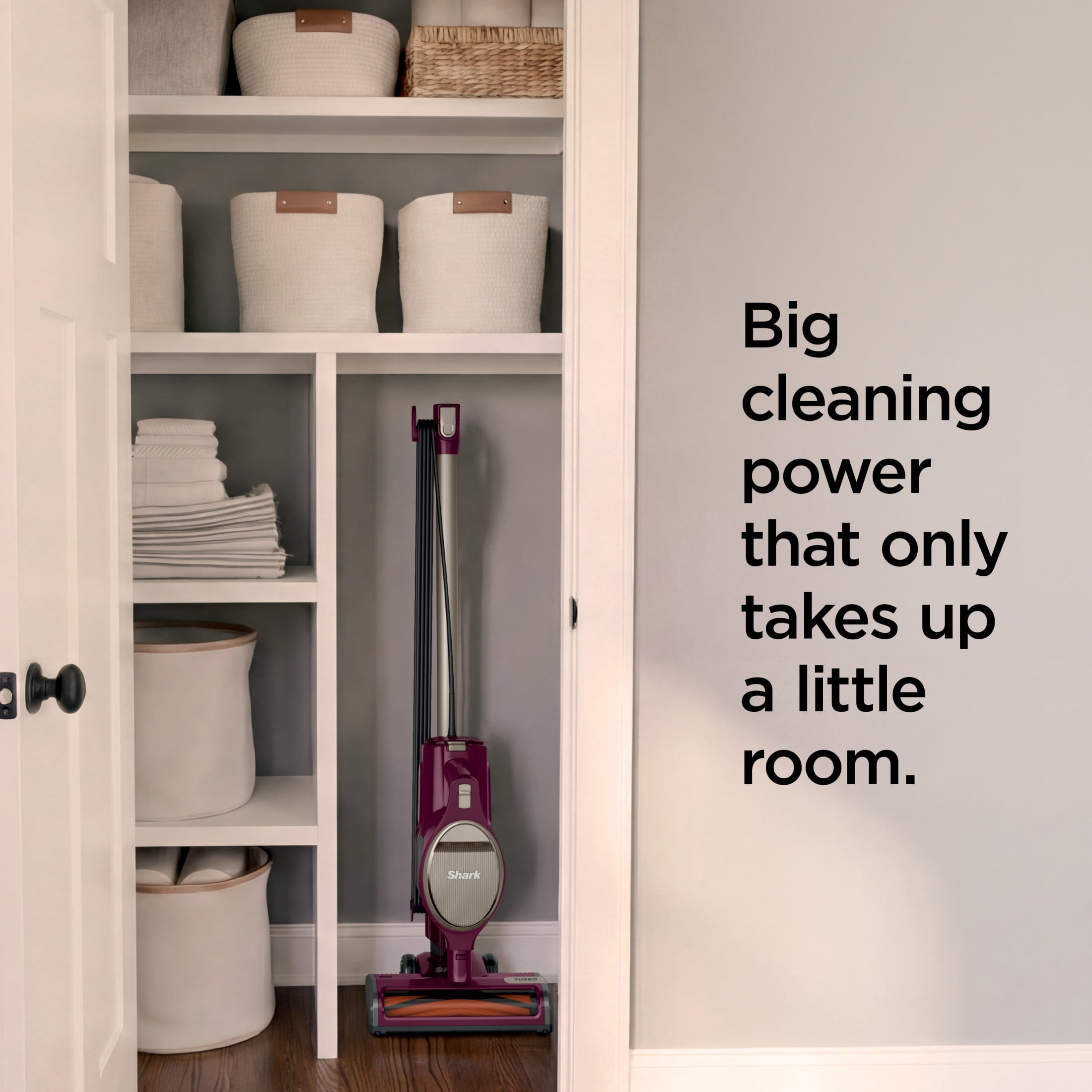 Shark Rocket Turbo Corded Stick Vacuum, with Self-Cleaning Brushroll, Powerful Pet Hair Pickup, Handheld Conversion, Swivel Steering, Easy-Empty Dust Cup, TV300 Magenta