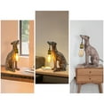 thumbnail image 5 of 85-265V Resin Dog Table Light Modern Dog Desk Light Fixture E26 for Dining Living Room Bedroom Bar Cafe Decorative Lamp 40-60W, 5 of 17
