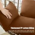 thumbnail image 7 of Replacement Swing Seat Pad Thickened Chair Cushion for Indoor Outdoor Hanging Baskets Egg Chairs Sofas, 7 of 7