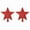 Color:Red,Size,L, variant on 2Pcs Glittering Christmas Tree Topper Stars Unique Star Tree Toppers For A Sparkling Christmas Home Decoration Ensemble
