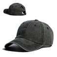 thumbnail image 1 of Vintage Ponytail Baseball Cap Women Adjustable Snapback Hat Mesh Distressed Summer Cap Woman Sunhat cotton black Adjustable, 1 of 6