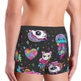 thumbnail image 5 of Fotbe Rainbow Unicorn And Cat Icecream Men’s Total Support Pouch Boxer Briefs, X-Temp Cooling, Moisture-Wicking Underwear, Regular, Long-leg and Trunk-Large, 5 of 9