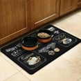 thumbnail image 3 of Dog Food Mat for Pet Dog Food Mat, Dog Mat for Food and Water, Pet Dog Cat Bowl Mat, Non-Slip Super Absorbent Feeding Mat with Brown Coffee Bar,17inx30in, 3 of 7
