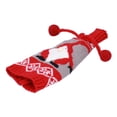 thumbnail image 4 of Funda tejida para botella de vino, funda para bolsa, decoración del hogar para Navidad, boda, fiesta de cumpleaños, rojo + gris, 4 of 14