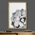 thumbnail image 2 of IDEA4WALL Framed Canvas Wall Art Rose Succulent Botanical Art Black And White Desert Plants Floral Photography Print Rustic Minimal for Living Room, Bedroom, Office - 16"x24" Natural, 2 of 5