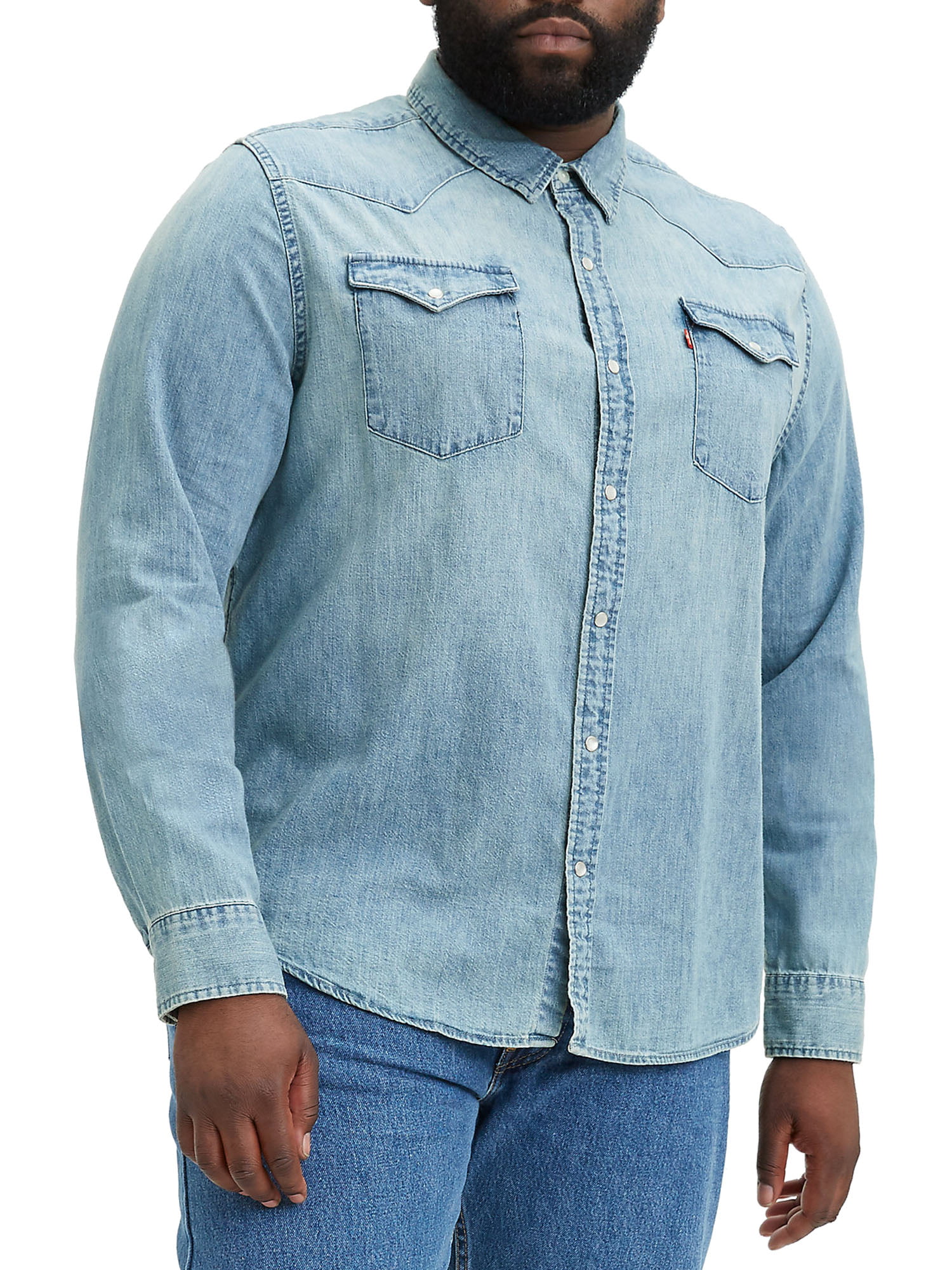 XQS Men Warm Long Sleeve Slim Fit Button Down Fleece Lined Shirt