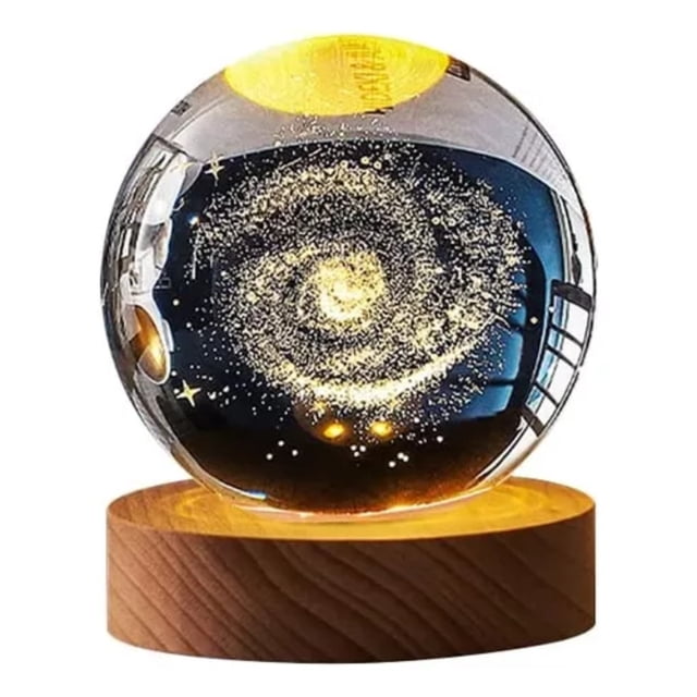 Lámpara de Noche BLOSOOM Luz Nocturna Bola de Cristal 3D Galaxia Nebulosa