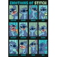 thumbnail image 2 of Men's Lilo & Stitch Emotions of 626 Long Sleeve Shirt Black Large, 2 of 4