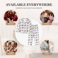 thumbnail image 4 of Uemuo Cute Dog Pattern Womens Pajama Sets,PJ Set for Women,Pajamas for Women Logo,Long Sleeve Pajama Set for Women,Soft Long Sleeve Top With Pants-X-Large, 4 of 9
