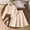 White, variant on Zecgelong Girls Outfits & Sets Casual Long Sleeve Jacket With Short Skirt Comfortable Loose Fit For Everyday Wear Outdoor And Parties Spring Summer Outfits Girls Dress Set for Girls 9-10 Years