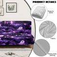 thumbnail image 5 of Xixirimido Futon Sofa Bed Cover Stretch Armless Futon Slipcover Washable Elastic Sofa Couch Covers Home Furniture Protector, Ghost Bats Purple Tie-dye, 5 of 8