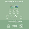 thumbnail image 4 of Essential Oxygen BR Organic Mouthwash, Alcohol-Free, Cinnamint, 16 oz, 3 Pack, 4 of 7
