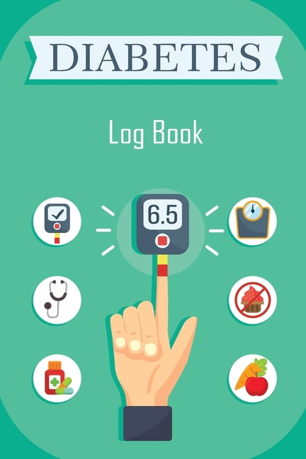 Diabetes Log Book Blood Glucose Log Book Daily Record Book For 