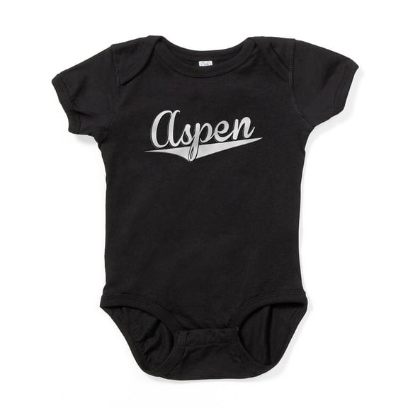 CafePress - Aspen, Retro, - Cute Infant Bodysuit Baby Romper - Size Newborn - 24 Months