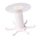 thumbnail image 2 of Colgador de cocina automático, organizador de almacenamiento con 6 ganchos, estante de almacenamiento de utensilios de cocina, para cuch , Blanco BLESIY gancho organizador del gabinete, 2 of 7