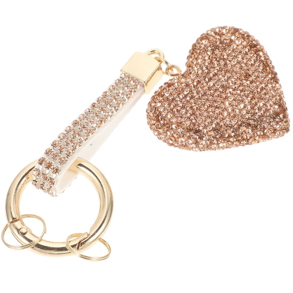 Rings Heart Keychain Rhinestone Accessory Decoration 's