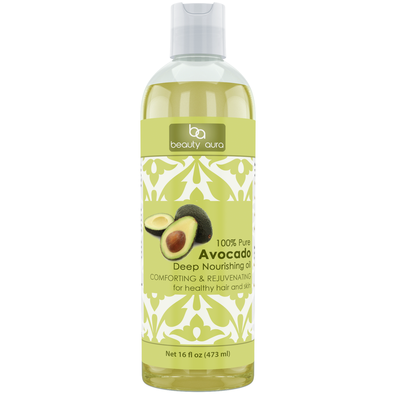Beauty Aura Avocado Oil 16 Oz