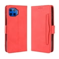 thumbnail image 1 of Case for Motorola MOTO One 5G Cover Adjustable Detachable Card Holder Magnetic closure Leather Wallet Case - Red, 1 of 5