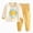 Yellow, variant on NOLDARES Toddler Baby Boys Long Sleeve Top and Pants Snug Fit Cotton 2 Piece Pajama Set(M289-Yellow)