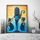 thumbnail image 3 of Cuadros Decorativos 5D DIY diamante pintura gato líder completo redondo taladro mosaico imagen diamantes de imitación Likrtyny embutido en tela, 3 of 9