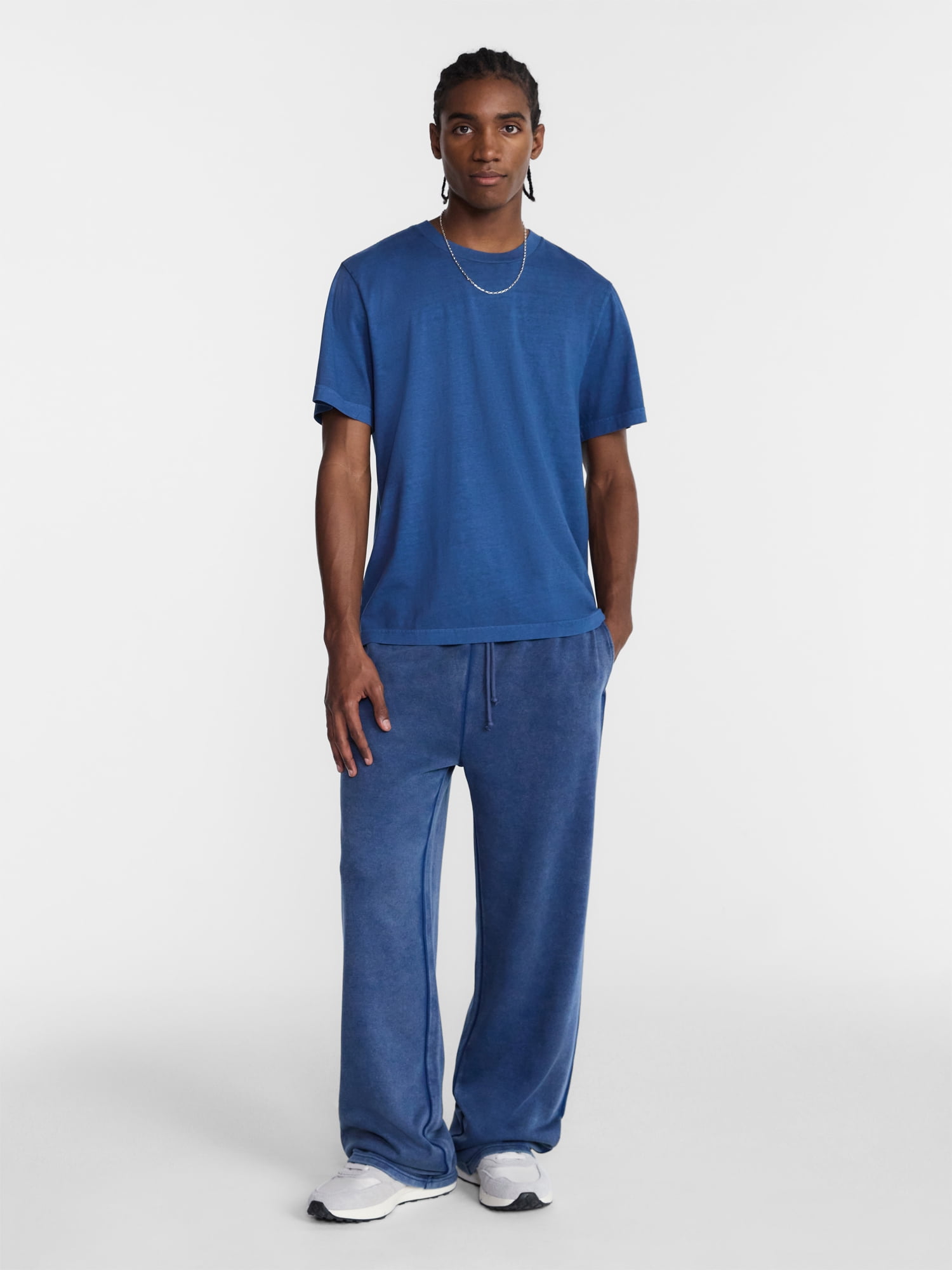 No Boundaries Standard Fit Cotton Tee with Short Sleeves, Men's and Big Men's XS-5XL