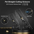 CIICII Dog Grooming Scissors Kit, 10In1 Professional Pet Grooming