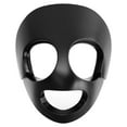 thumbnail image 3 of | Wrestling Face Guard & Classic Headgear Combo Pack | Universal Fit Head Gear Broken Nose BJJ Black Set, 3 of 6