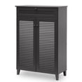 thumbnail image 1 of Baxton Studio Armoire à Chaussures à 4 Tablettes Harding en Espresso, 1 of 4