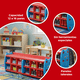 thumbnail image 3 of PLAYOUT KIDS | Zapatera Infantil Modular de Plástico con 12 Cubos y Diseño de Animales 1.30m, 3 of 4