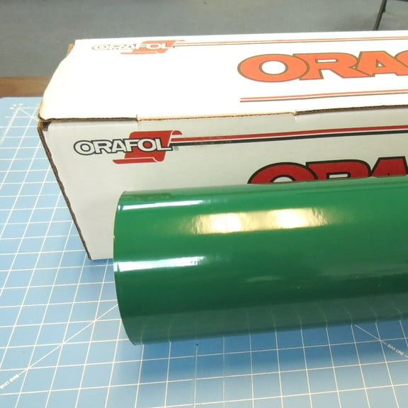 Forest Green 12" x 10 Ft Roll of Glossy Oracal 651 Vinyl for Craft Cutters and Vinyl Sign Cutters