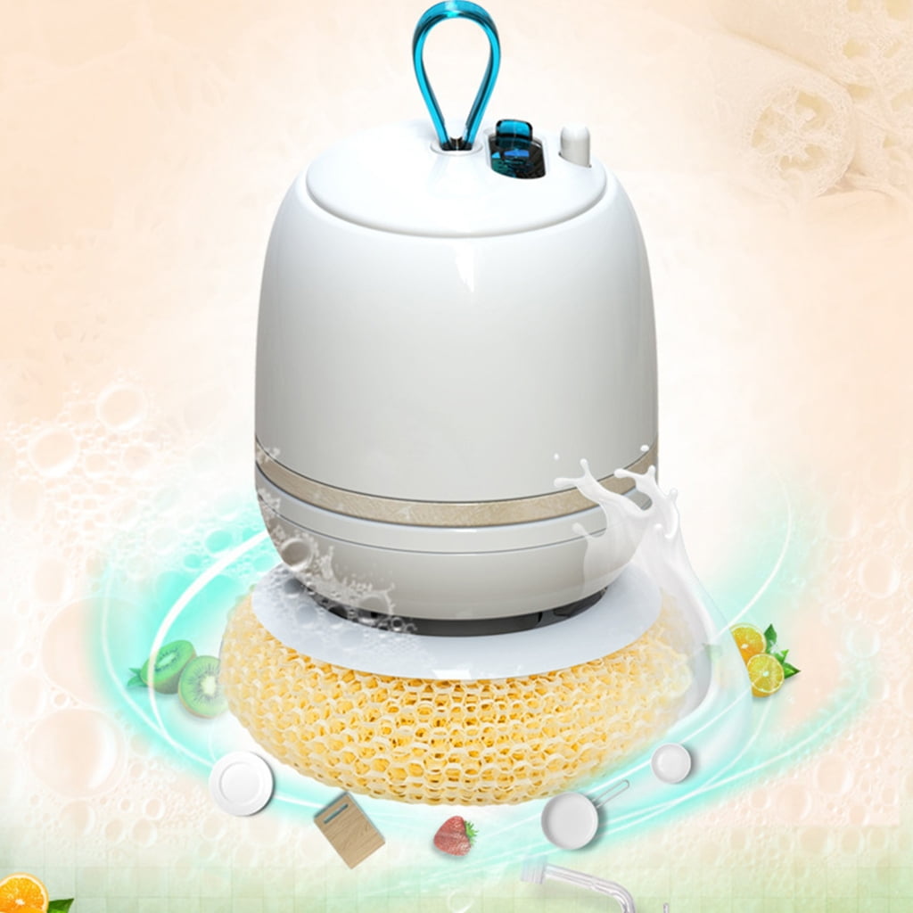 Small Rechargeable Dishwasher Portable Electric Cleaning Balls ABS Texture Dish Washing Machine for Travel Kitchen