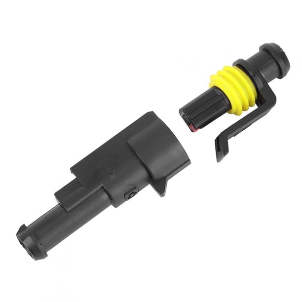 Conector de cableado eléctrico a prueba de agua, juego de 10 conectores eléctricos macho a prueba de agua de 1 pin, conector eléctrico a prueba de agua, elaborado por expertos