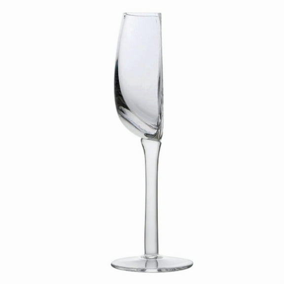 Interesting Half Wine Glass Shape Crystal Cups Portable Clear Glasses Multi-Use Vintage Tall Glassware