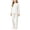 #14 White 【Girls Boys 2 Piece Outfit Sets】, variant on Toddler Boys Girls Ribbed Knit 2 Piece Outfit, Crew Neck Long Sleeve Top and Pants, Soft Loungewear Sleepwear Set for Daily Play and Vacation | Akmoler,Army Green 0-1Years