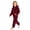 Wine, variant on Cethrio Girls Fleece One-piece Pajamas, Warm Long Sleeve Hooded Full Zip Winter Loungewear Jumpsuit Size 7-8 Years Pink