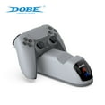 thumbnail image 4 of Station de Recharge Double pour Manettes Sans Fil DualSense PS5 - Conception de Tête de Train, Chargeur à 2 Fentes pour Manettes de Jeu PS5, Voyants d'État de Charge LED, Recharge Rapide, Base Antidérapante et Stable, 4 of 7