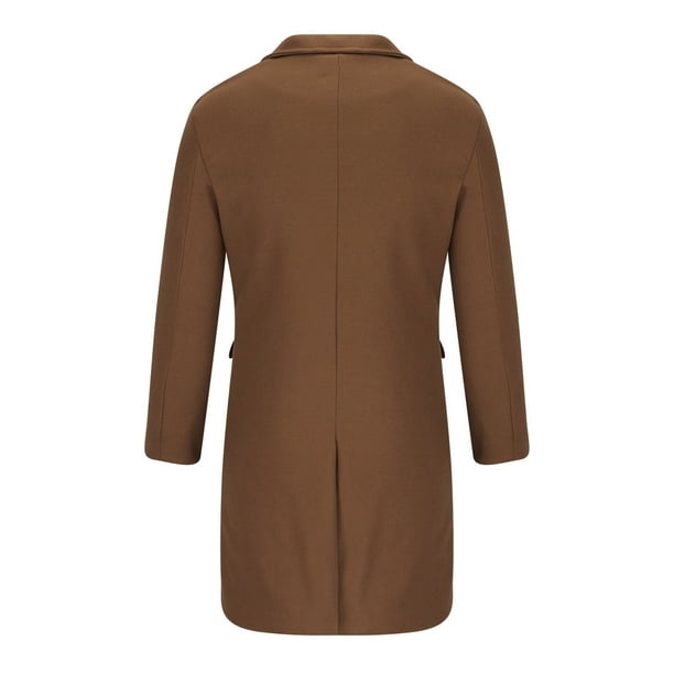 『BALEN COAT 34 BROWN』 XZNGL Jackets for Men Fashion Casual Single-Breasted Warm Cotton
