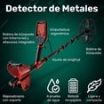 thumbnail image 2 of Detector Metales 5m Sumergible 4 Modos Recargable Luz Led Audiotek, 2 of 13