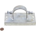 thumbnail image 4 of Chain Link Fence 1 5/8" [1 5/8" OD] x 6" Wood to Steel Post Adapters | Adapter Brackets | Wood Fence Steel Post Bracket (Pack of 4), 4 of 7