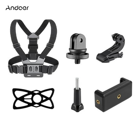 Image of Andoer Chest Strap 6 Clip 1 1 Fusion OSMO Chest Mount Adjustable 9 8 7 8 7 Chest 1 Fusion 2 1 Fusion Belt Chest Mount Adjustable Chest Mount Adjustable Chest 6-in-1 Chest Mount 10 9 8 Session