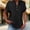 Black, variant on WCJM Women's Short Puff Sleeve Knit Tops Trendy Crewneck Strip Women's Fashionable and Casual V Neck Wrinkle Cloth Button Short Sleeve Rolled Up T Shirt Top