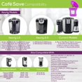 thumbnail image 2 of Jinsinto Reusable K Cup Pod Coffee Filters - Refillable Coffee Pod Capsules with Built-In, Integrated Mesh Strainer , 4-Pack, 2 of 5