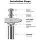 thumbnail image 3 of Inside Pipe Cutter, 1/4 Inch Hex PVC Plumbing Inside Cutter Internal Plastic Pipe Cutter Set (32mm x3, 44mm x1), 3 of 5