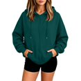 thumbnail image 2 of Zip Up Hoodies for Women Fall Winter Casual Sweatshirts Zipper Lightweight Cute Jackets with Pockets, 2 of 7