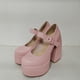 thumbnail image 4 of Sentido de las mujeres del banquete personal Hebilla Boca baja Grueso Tacón alto Grueso con zapatos individuales Wmkox8yii hfjk3858, 4 of 9