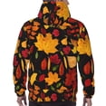 thumbnail image 7 of Goofa Autumn Maple Leaves A for Men's Hooded Sweatshirt - Lightweight Pullover Hoodie with Kangaroo Pocket, Perfect for Everyday Wear-X-Large, 7 of 7