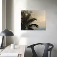 thumbnail image 4 of Orinice Palm Trees Fine Art Aesthetic Poster & Print Wall Painting for Classroom Kitchen Office Farmhouse Bathroom Room Decor Wall Art Canvas Living Room Bedroom Home Office Wall Decor 16x12in, 4 of 6