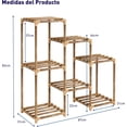 thumbnail image 3 of Soporte para Macetas Bluelander 83 x 31 x 87 cm, 7 Estantes,  Organizador Múltiple, 3 of 6