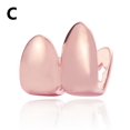thumbnail image 5 of Single Hip Hop Golden Color Tooth Braces Tooth Tooth Cap Braces Bottom Clips Jewelry Teeth Silver Plated Tooth Braces Street BLD, 5 of 5